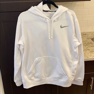 Nike white hoodie